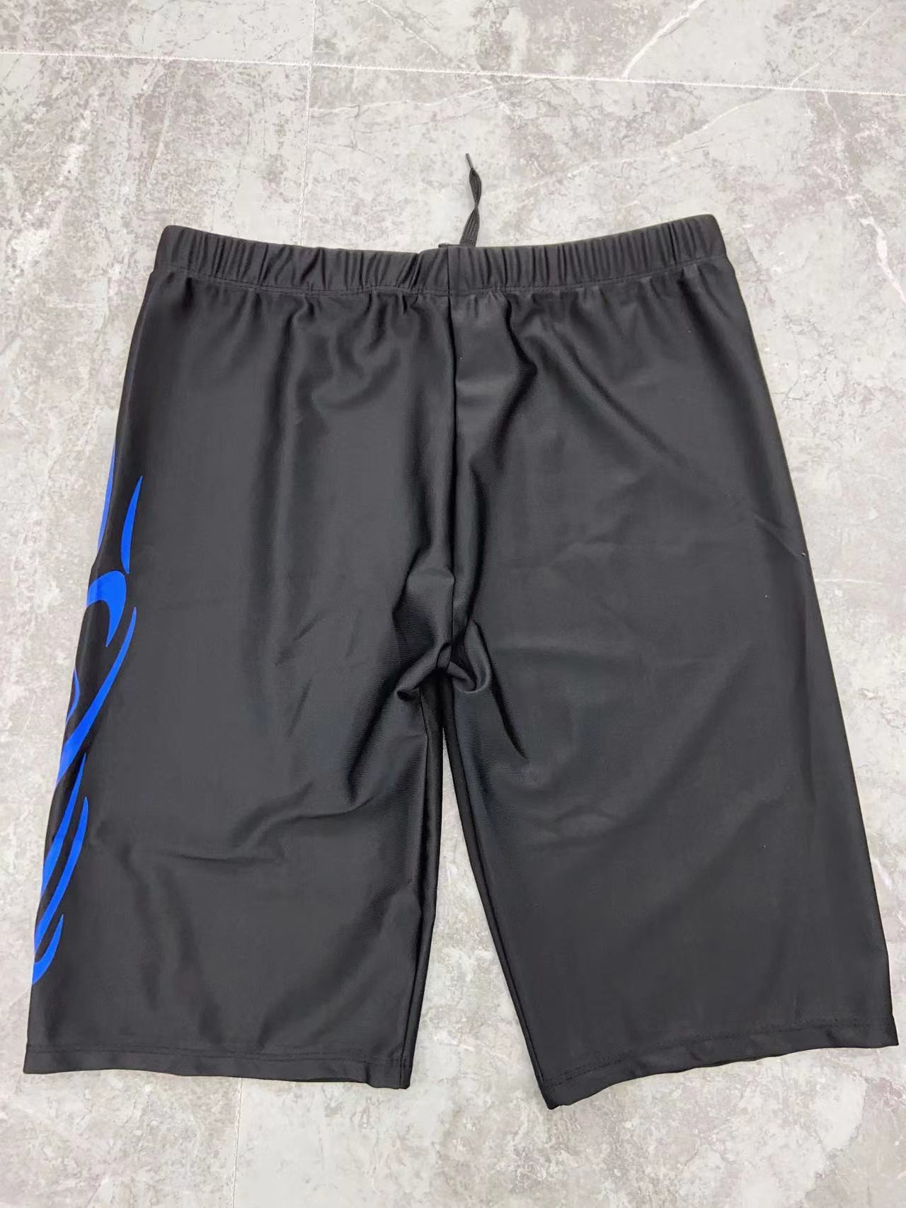 001 Bequeme Boxershorts für Erwachsene in Übergröße, Fünf-Punkt-Design, Badehose mit Blumenmuster für Herren_voghion.com