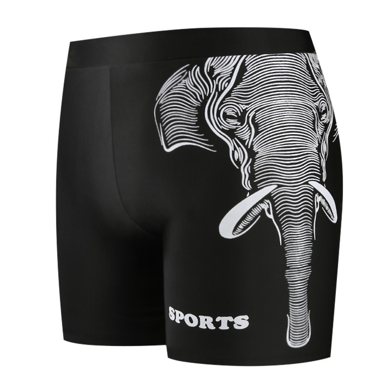 001 Adult Swimming Plus Size Fashion Printed Loose Quick-Dry Anti-Embarrassment Men's Boxer Beach Swim Trunks Manufacturer_voghion.com