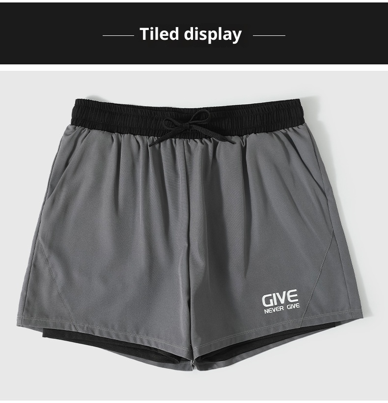 001 Men's Adult Large Size Anti-Embarrassment Double Layer Swim Trunks 2025 New Beach Shorts Swimming Gear Full Set For Men_voghion.com