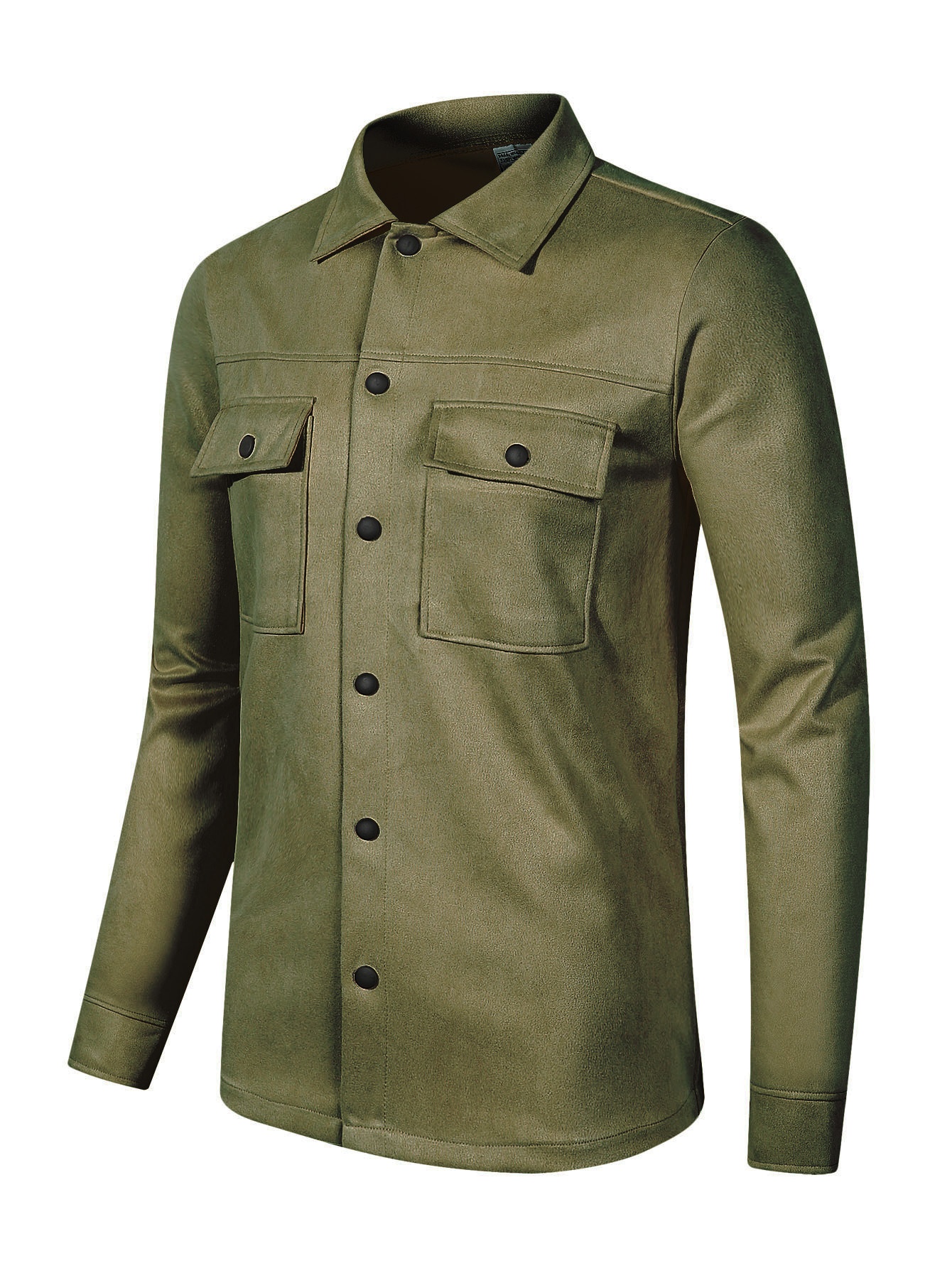 ActiveGo ActiveGo 2024 Europäische und amerikanische grenzüberschreitende Xiyin Herrenbekleidung Top Wildlederjacke Mantel Trendy Retro_voghion.com