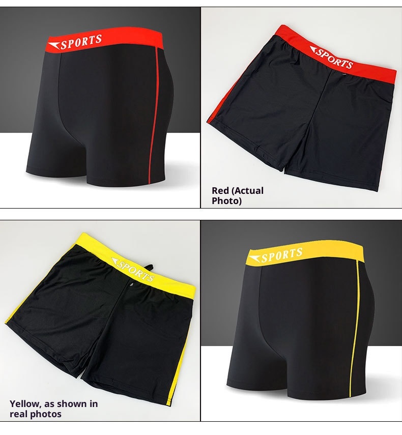 001 Bestseller Badehose gegen Peinlichkeiten, lockere Passform, Badehose für Erwachsene, Herren, breite Taille_voghion.com