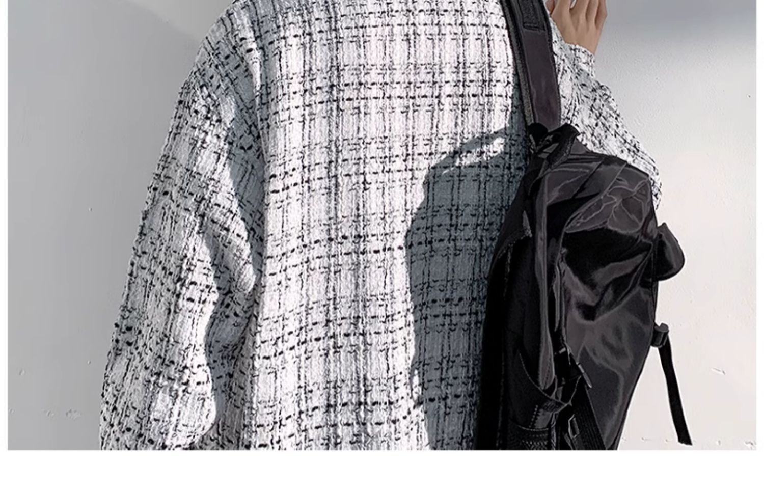 ActiveGo ActiveGo NASAABOUT Houndstooth Men's Brand European American High Street Spring And Autumn Trendy Cool Jacket British Style_voghion.com