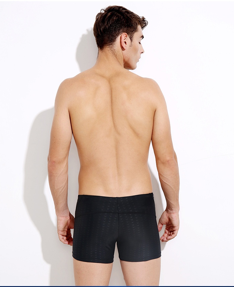 Maillot de bain boxer grande taille 001 pour homme, idéal pour les sources thermales, avec bonnet de bain confortable._voghion.com