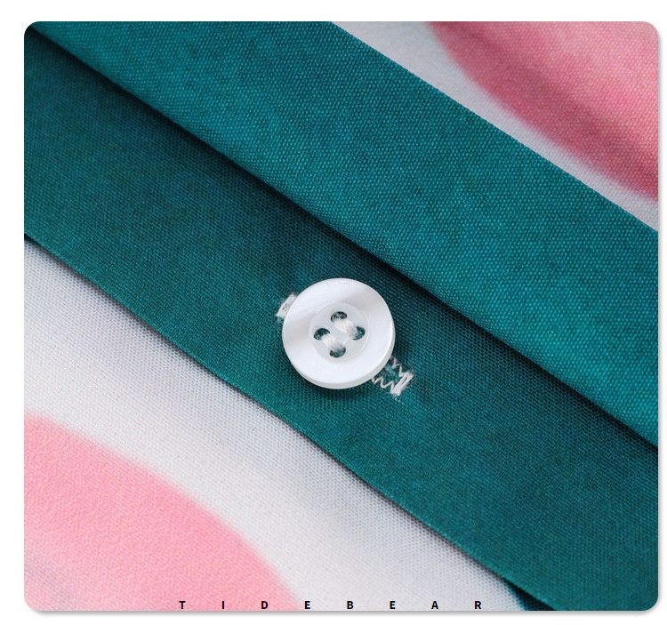 ActiveGo ActiveGo Foreign Trade Cross-Border European And American Trendy Brand Casual Short Sleeve Shirt Retro Beach Digital Print Color_voghion.com