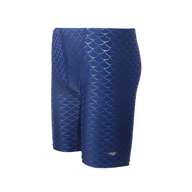 001 Aokailai Sports Five-Point Swim Shorts Men's Adult Water Fitness Student Training Competition Quick-Dry Breathable_voghion.com