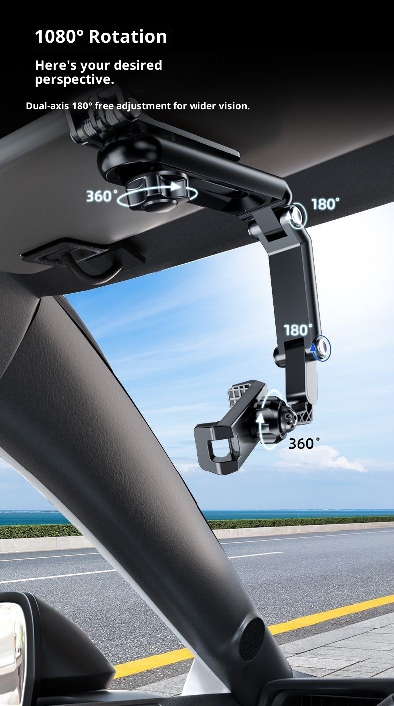 Small Deng Small Deng Multifunctional Sun Visor Navigation Holder Universal Direct View Car Phone Mount_voghion.com