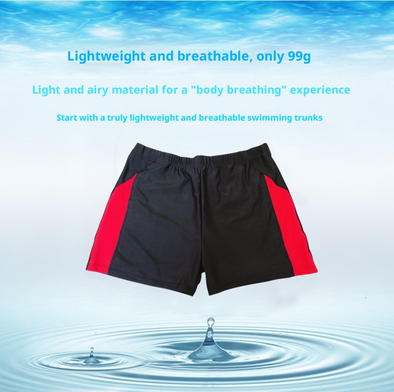 001 Heren Boxershorts Comfortabel Ademend Volwassen Plus Size Losse Pasvorm 130kg Draagbare Zwemshorts Fabrikant Groothandel_voghion.com