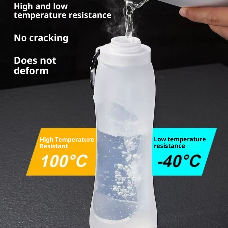 001 Tazza pieghevole in silicone per sport all'aria aperta, borraccia portatile, per ciclismo, viaggi d'affari, articoli da viaggio pratici e multifunzionali_voghion.com