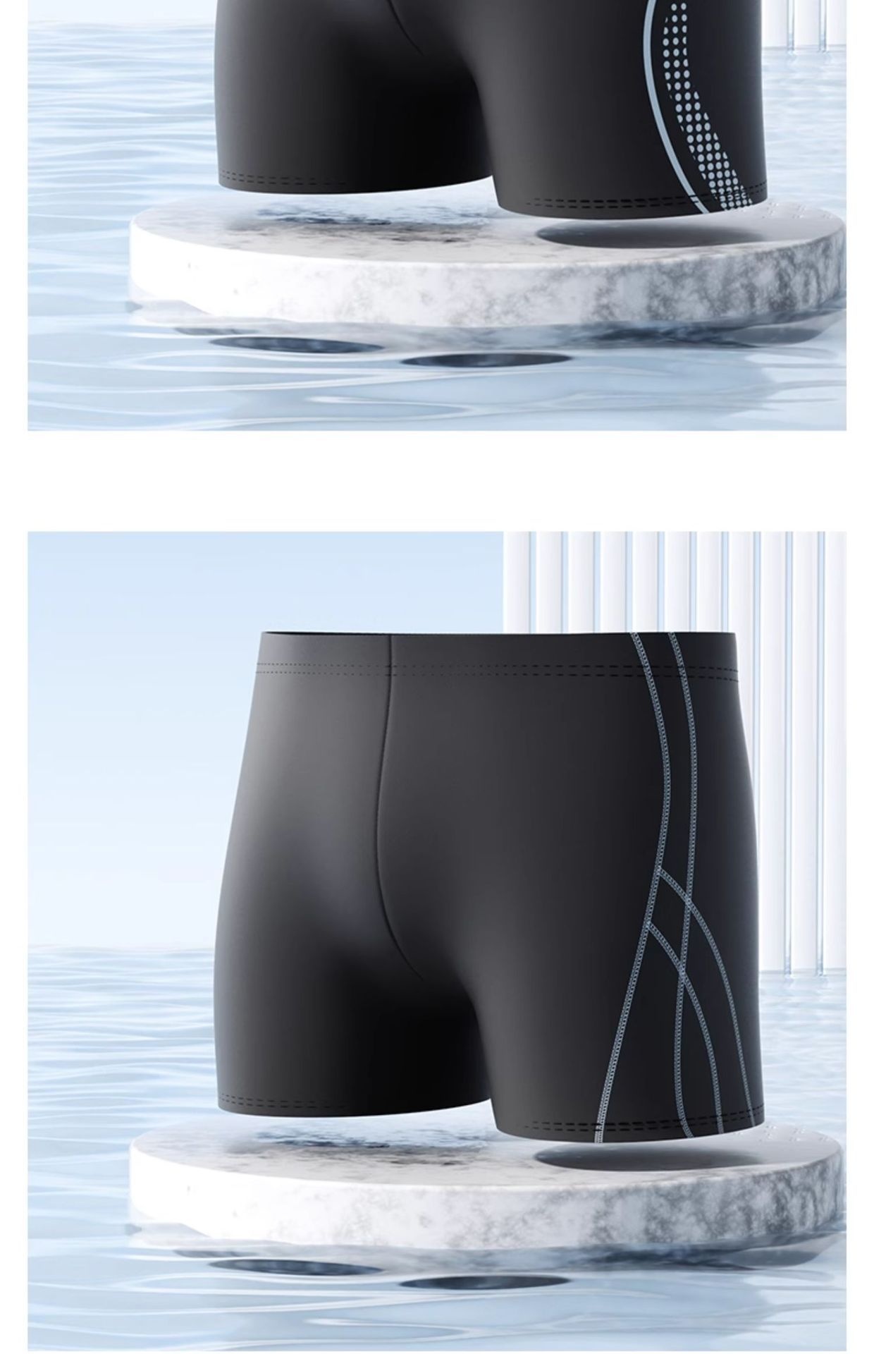 001 Badehose für Herren und Erwachsene (2025) – Neues Modell für Jugendliche – Professionelle Trainings-Schwimmbekleidung für Jungen – Komplettes Set_voghion.com