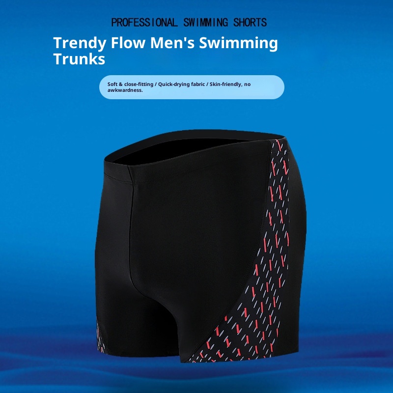 001 New Professional Training Student Adult Association Special Winter Swimming Hot Spring Swim Trunks Plus Size Swimwear_voghion.com