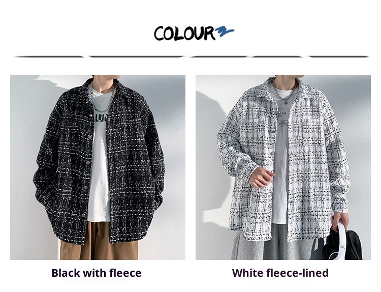 ActiveGo ActiveGo NASAABOUT Houndstooth Men's Brand European American High Street Spring And Autumn Trendy Cool Jacket British Style_voghion.com