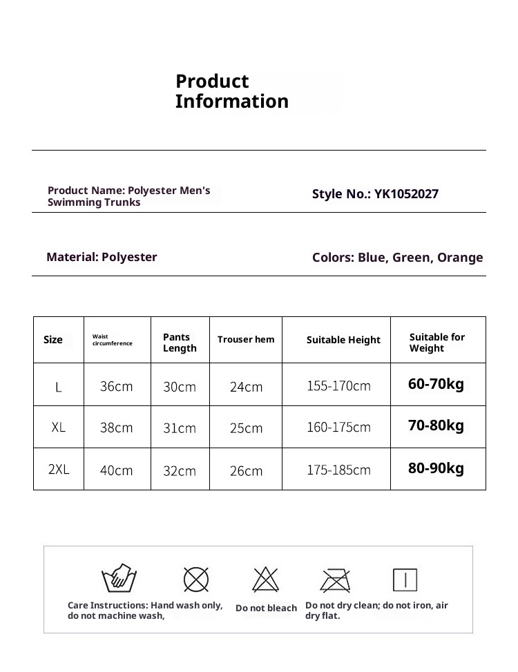 001 Neue, peinliche Badehose für Erwachsene in Übergrößen, locker geschnitten, professionell, schnelltrocknend, Boxershorts für Herren, Strandbadehose_voghion.com
