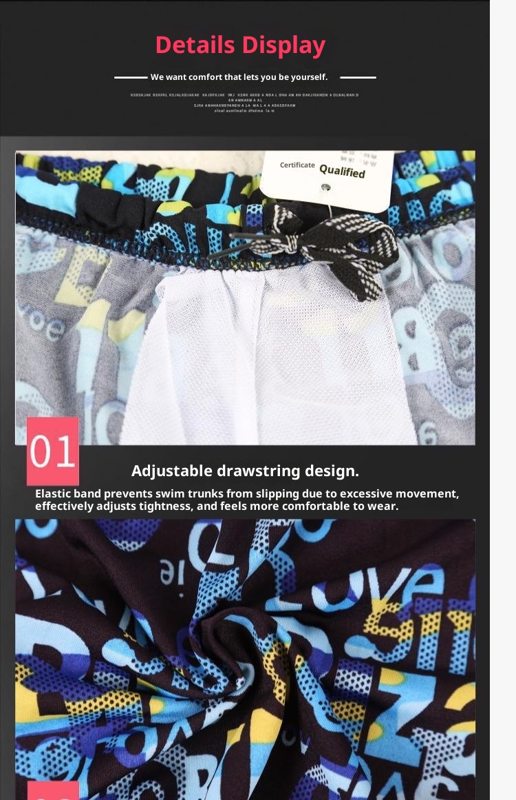 001 Manufacturer Wholesale Beach Disposable Printed Swim Boxer Loose Adult Men's Swimwear Swimming Trunks In Stock Supply_voghion.com