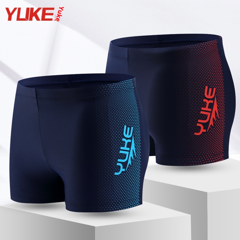 001 Herren-Badeshorts ohne Kappe, Boxershorts für Erwachsene, Übergröße, schnelltrocknende Badebekleidung_voghion.com