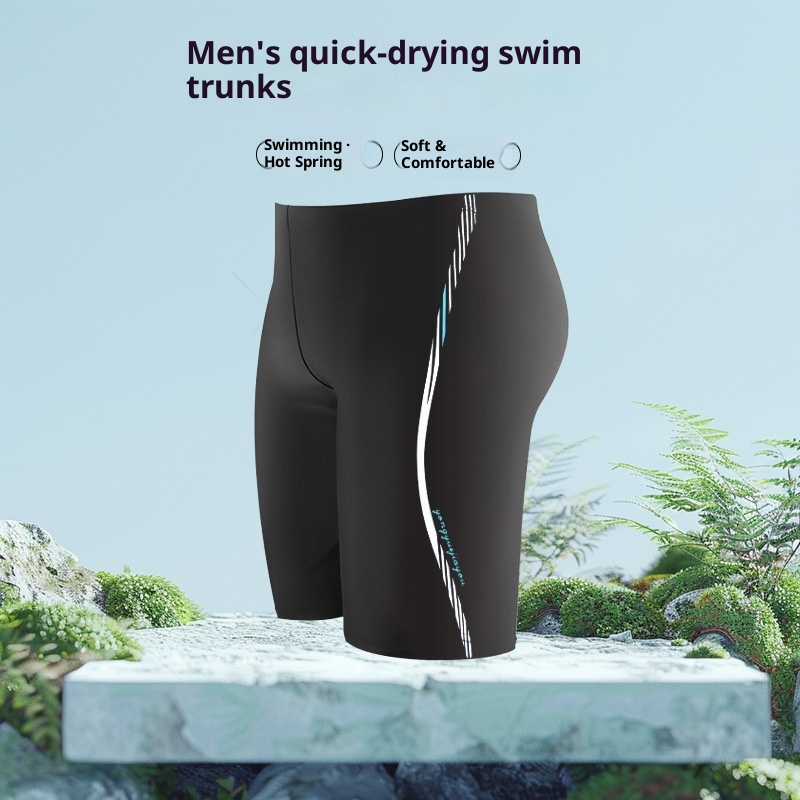 001 Modische, bequeme Badehose für Erwachsene in großen Größen – schnelltrocknend, atmungsaktiv und komfortabel_voghion.com