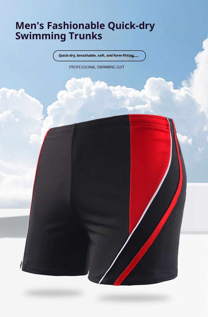 001 Bademode für Herren in Übergrößen (mittleres Alter), lockere Badehose für Erwachsene, Anti-Peinlichkeit, Badehose für heiße Quellen, Großhandel_voghion.com