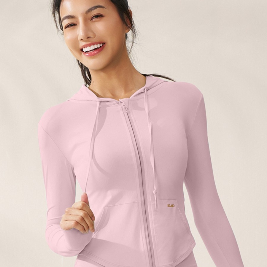 ActiveGo ActiveGo Zhejiang Xichen Original Yarn, abbigliamento da yoga traspirante con cappuccio e protezione solare UV per donna, abbigliamento leggero per esterni_voghion.com
