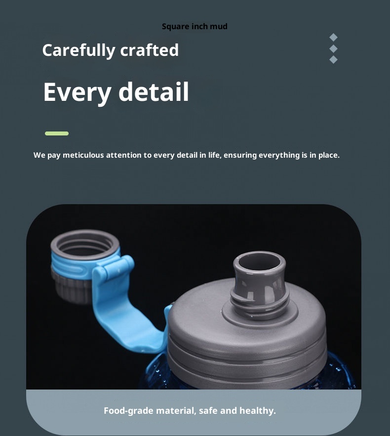 001 Bottiglia extra large per uomo, brocca d'acqua portatile di alta qualità, sport all'aria aperta, cantiere, spazio antiurto_voghion.com