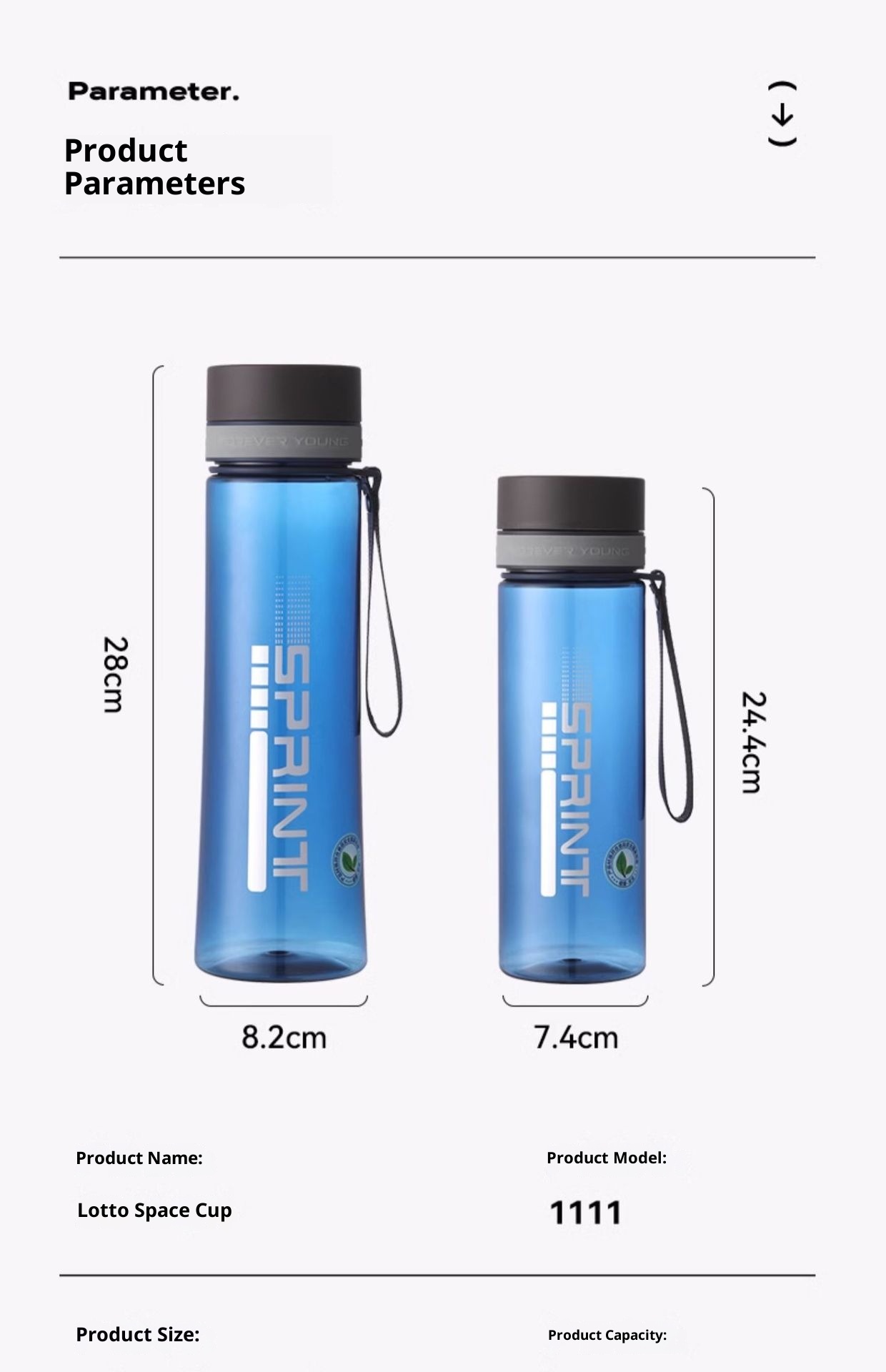 001 Große Trinkflasche für Männer, Sommer-Outdoor-Becher, Sport-Trinkflasche, bruchfester Kunststoff, hitzebeständig_voghion.com