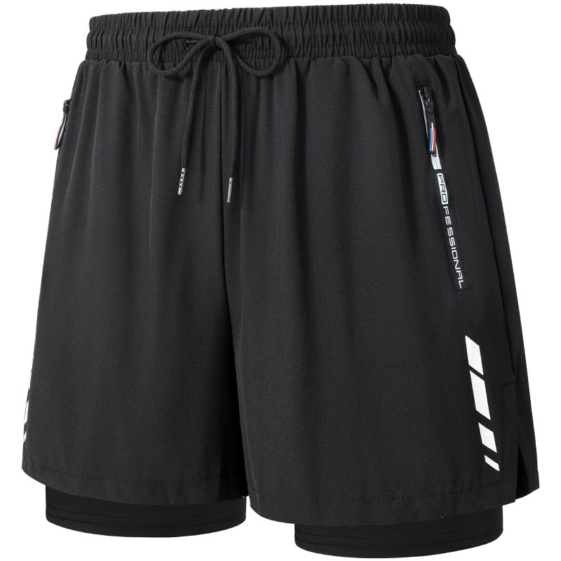 001 Swim Trunks Men's Boxer Five-Point Swimsuit Set Anti-Embarrassment New Professional Beach Adult Swimming Gear_voghion.com