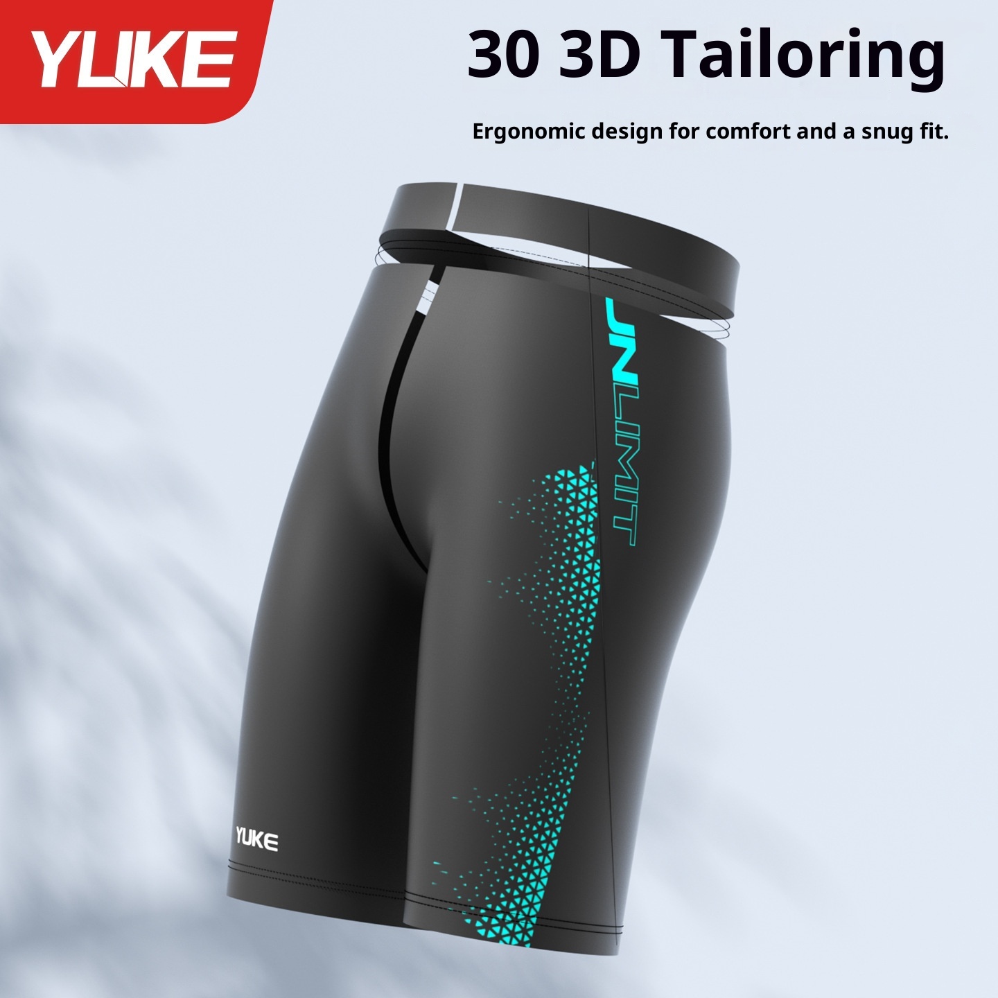 001 Men's 2025 New Professional Racing Five-Point Large Size Trunks Adult Anti-Embarrassment Swimming Training Gear_voghion.com