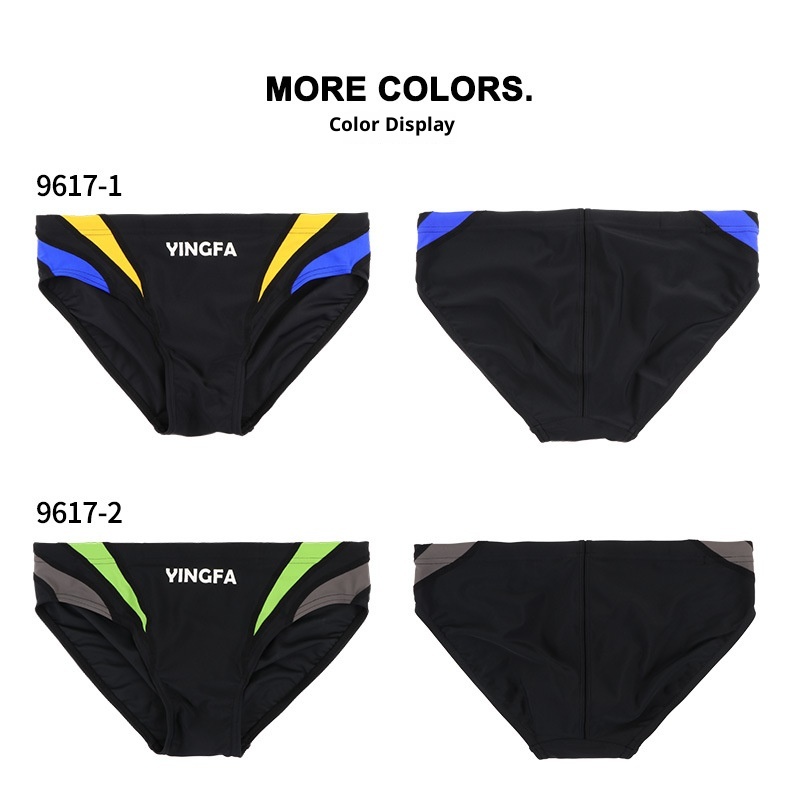 001 Yingfa Herren-Triangel-Badehose, Rennbadehose für Erwachsene, professionelles Training, Wettkampfbademode 9617_voghion.com