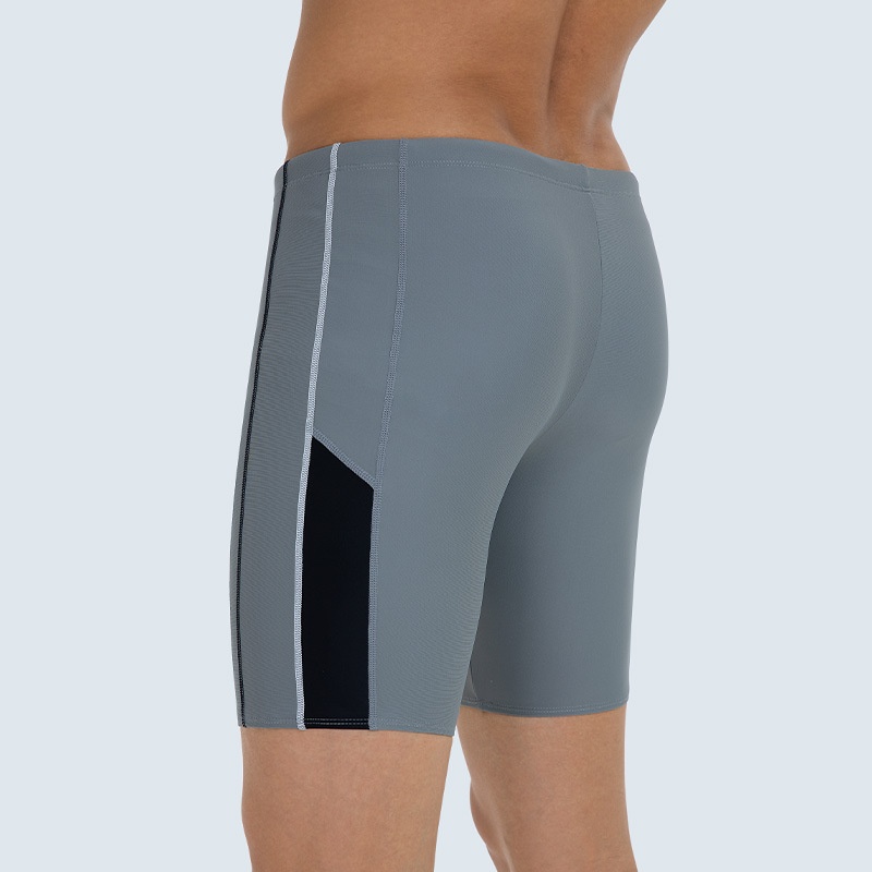 001 Momasong Trunks Professional Training Men's Five-Point Gear Adult Boxer Quick-Dry Swimming Shorts_voghion.com