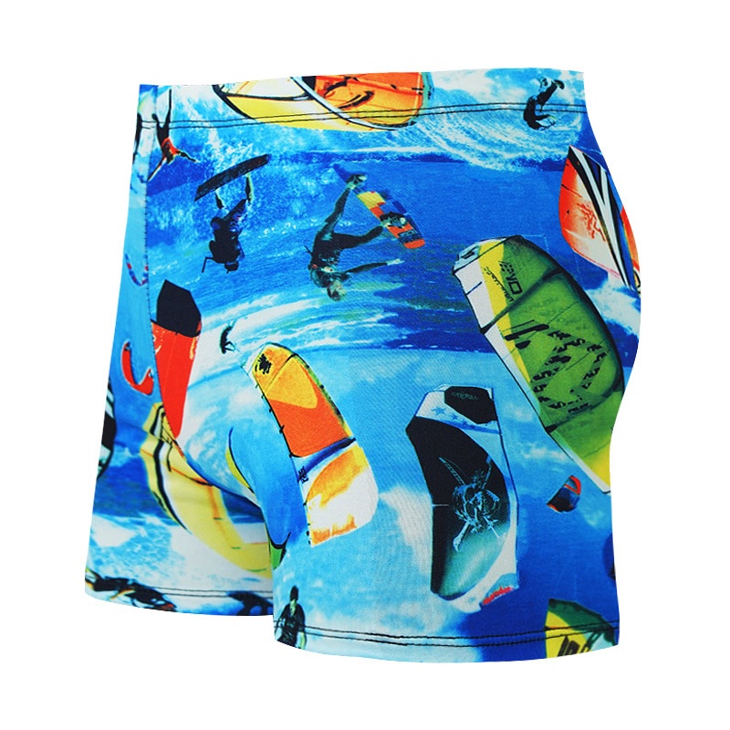 001 Adult Men's Multi-Color Options Hot Spring Bathing Boxer Shorts Comfortable Non-Tight Tie Safety Anti-Embarrassment Swim_voghion.com