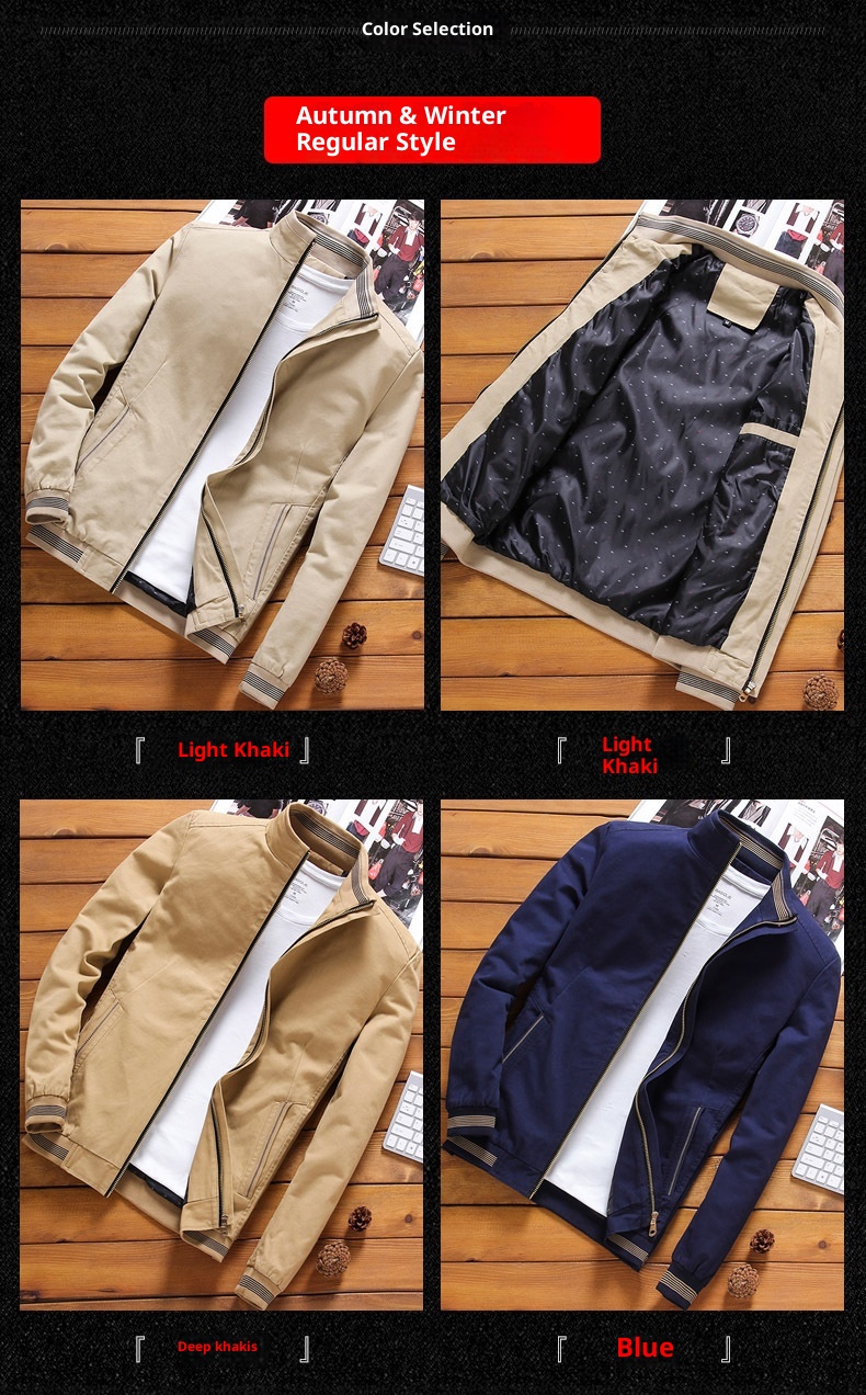 ActiveGo ActiveGo Cross-Border European And American Winter Slim Fit Retro Turn-Down Collar Thick Corduroy Jacket Foreign Trade Youth_voghion.com