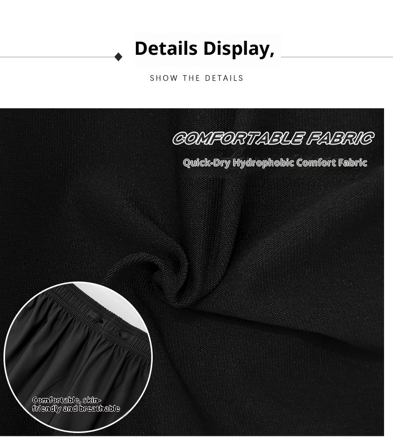 001 Adult Trunks Double Layer Loose Anti-Embarrassment Quick-Dry Swimming Suit Men's Boxer Large Size Swimsuit Hot Spring_voghion.com