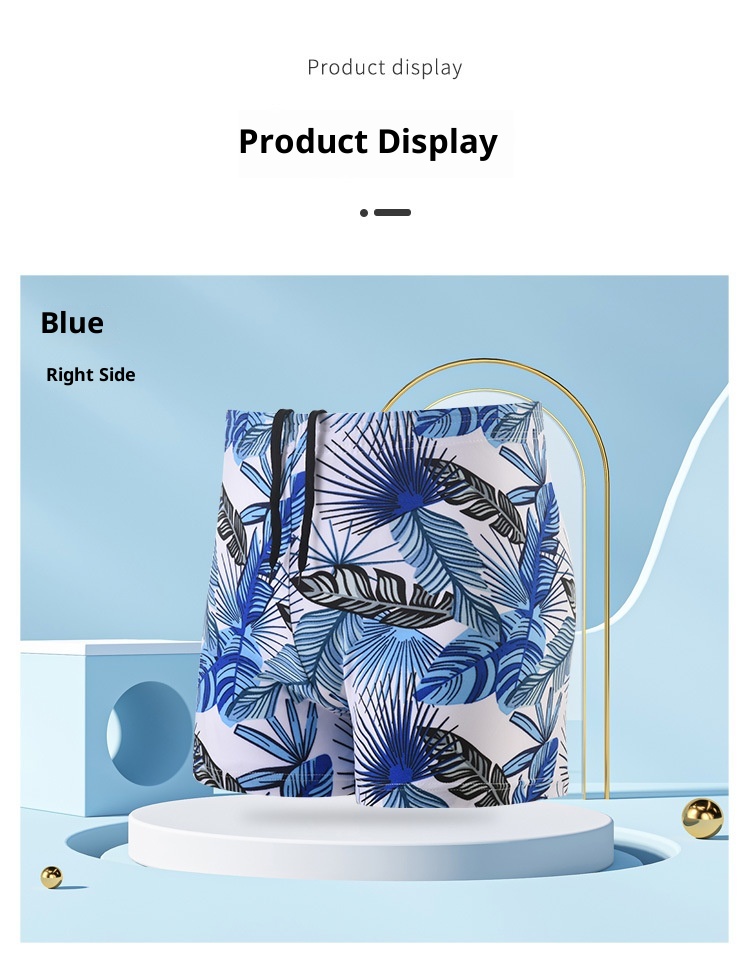 001 2025 Neue Badehose, Anti-Peinlichkeits-Strand-Badeshorts für Erwachsene, Herren, bedruckt, modisch, locker, aus Polyester, mit Kordelzug_voghion.com