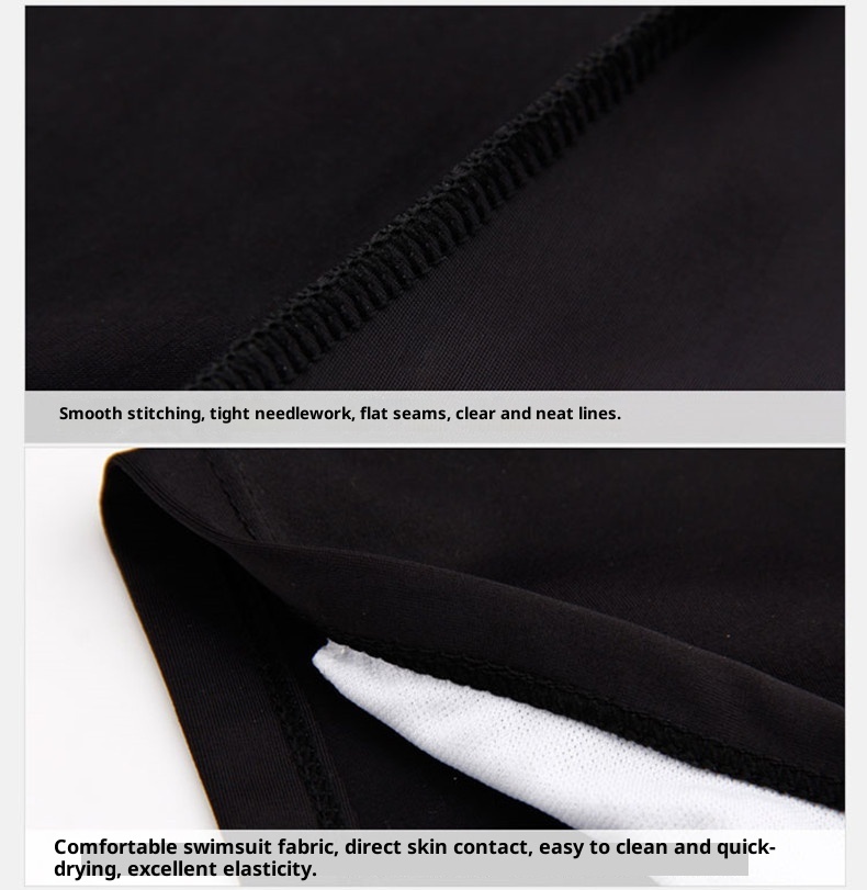 001 Youyou Plus Size Boxer Swim For Men Adult Swimming Trunks Flame Style Quick-Dry Set_voghion.com