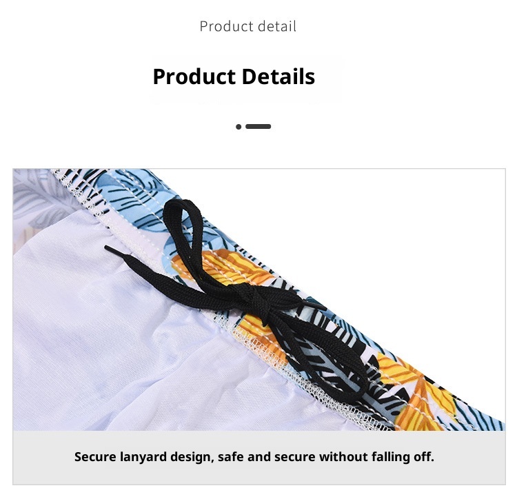 001 Neue Herren-Badehose mit Anti-Peinlichkeits-Print, modisch, große Größe, locker, aus Polyester, mit Kordelzug, für Strandurlaub_voghion.com