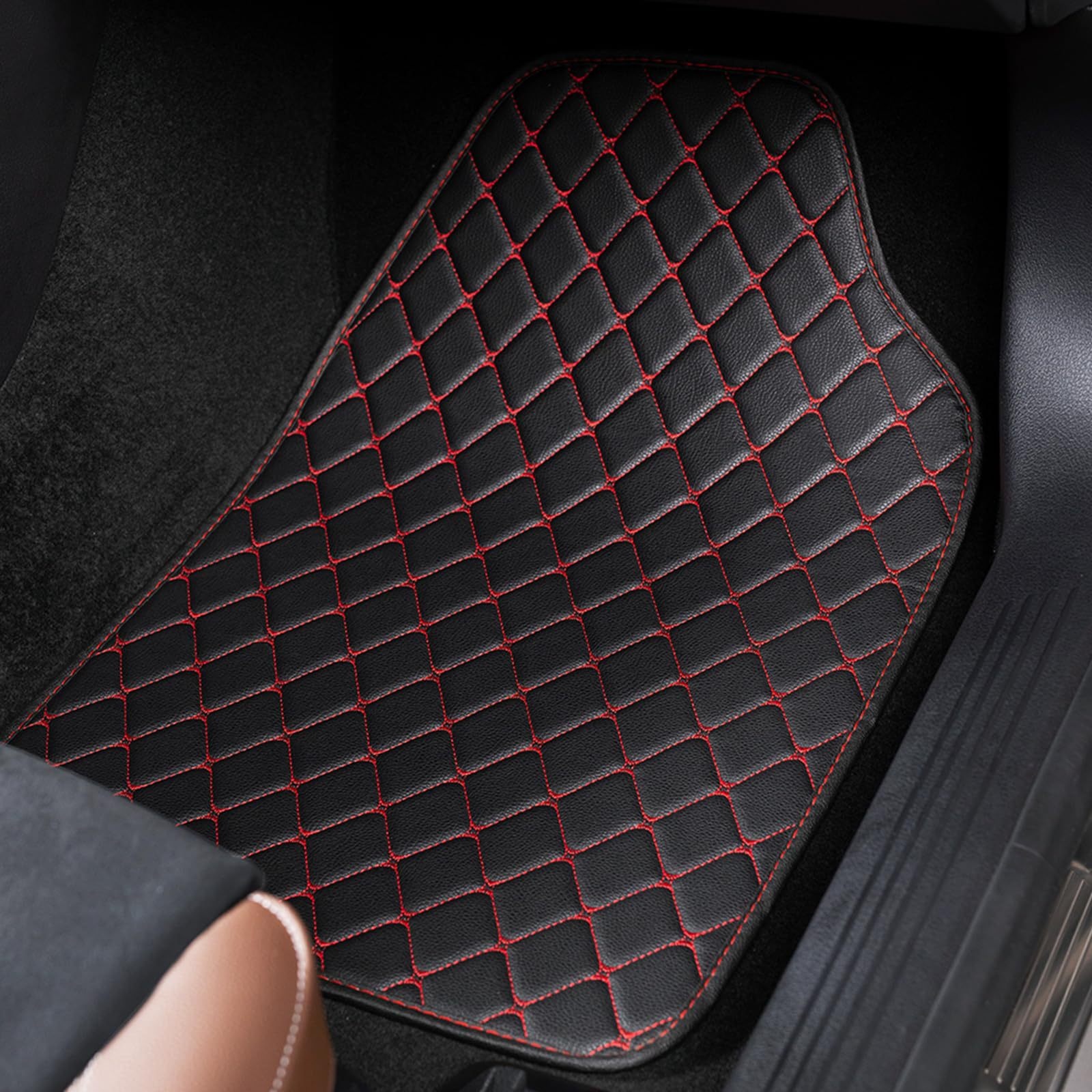 Small Deng Small Deng Cross-border Universal Car Floor Mats Waterproof Dirt-resistant Non-slip Quilted_voghion.com