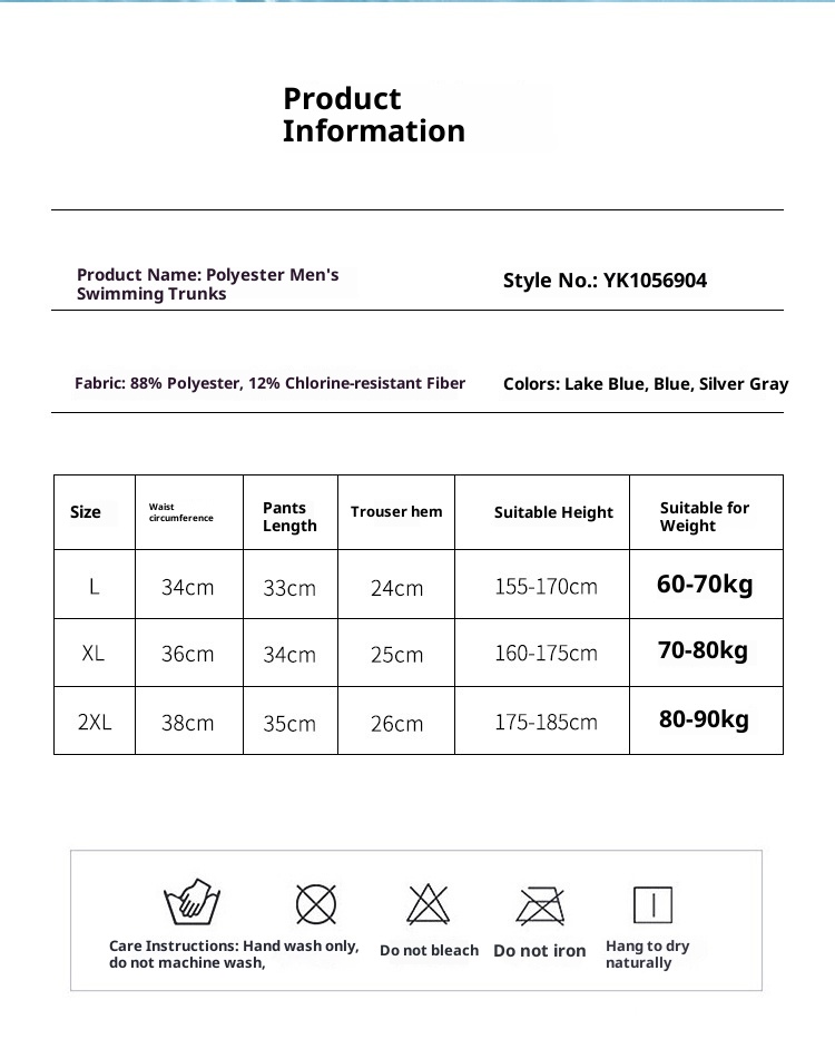 001 Boxershorts für Erwachsene – Anti-Peinlichkeiten – Neue Herren-Badehose in Übergröße, schnelltrocknend_voghion.com
