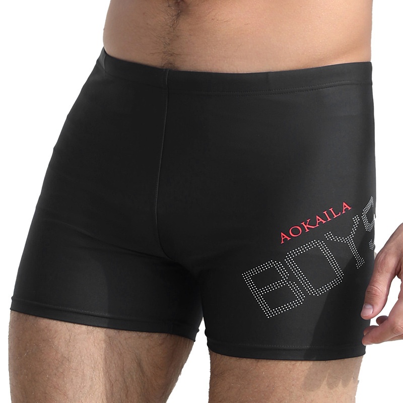 001 Sport-Boxershorts für Herren (Erwachsene) – Anti-Peinlichkeits-Badehose mit doppellagigem, schnelltrocknendem Material – Trainingshose – Direkt vom Hersteller –_voghion.com
