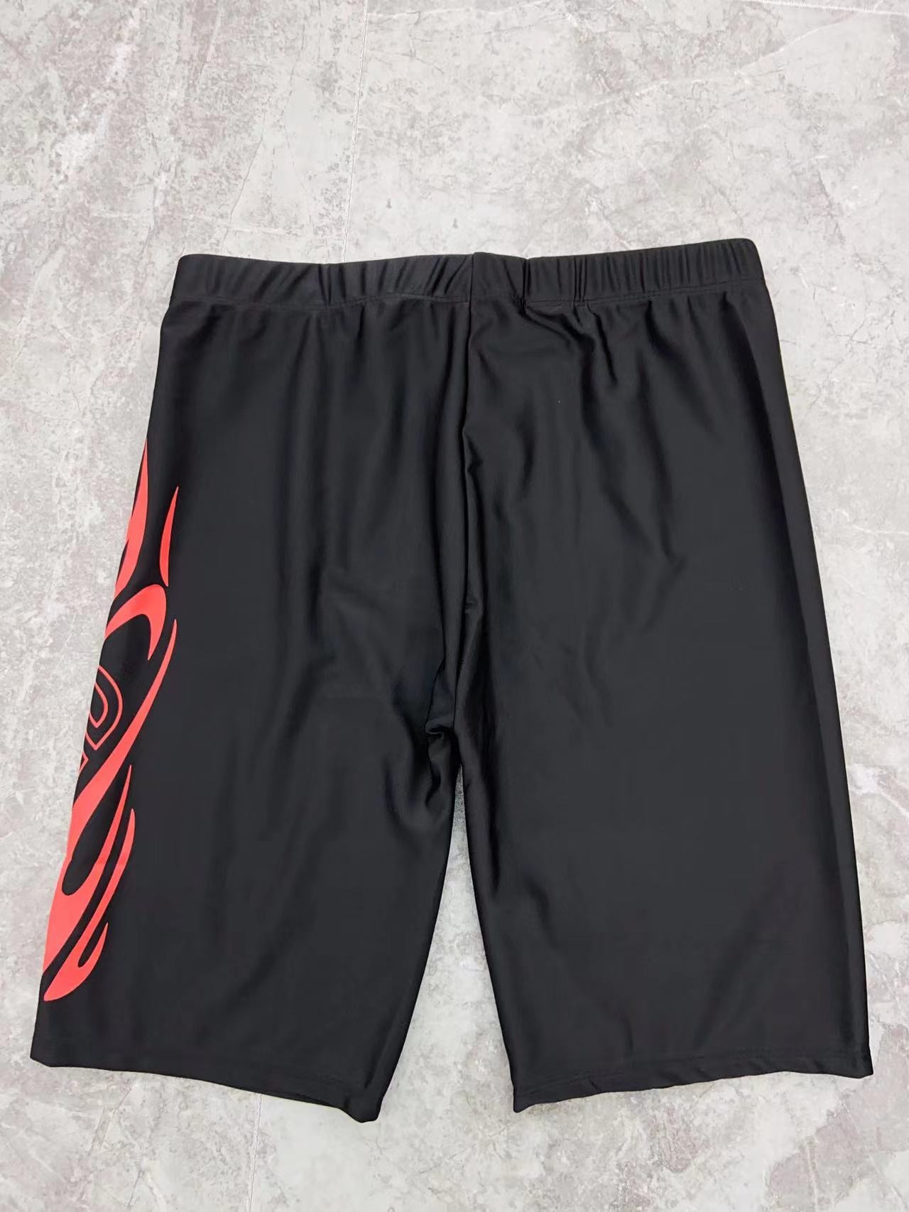 001 Bequeme Boxershorts für Erwachsene in Übergröße, Fünf-Punkt-Design, Badehose mit Blumenmuster für Herren_voghion.com