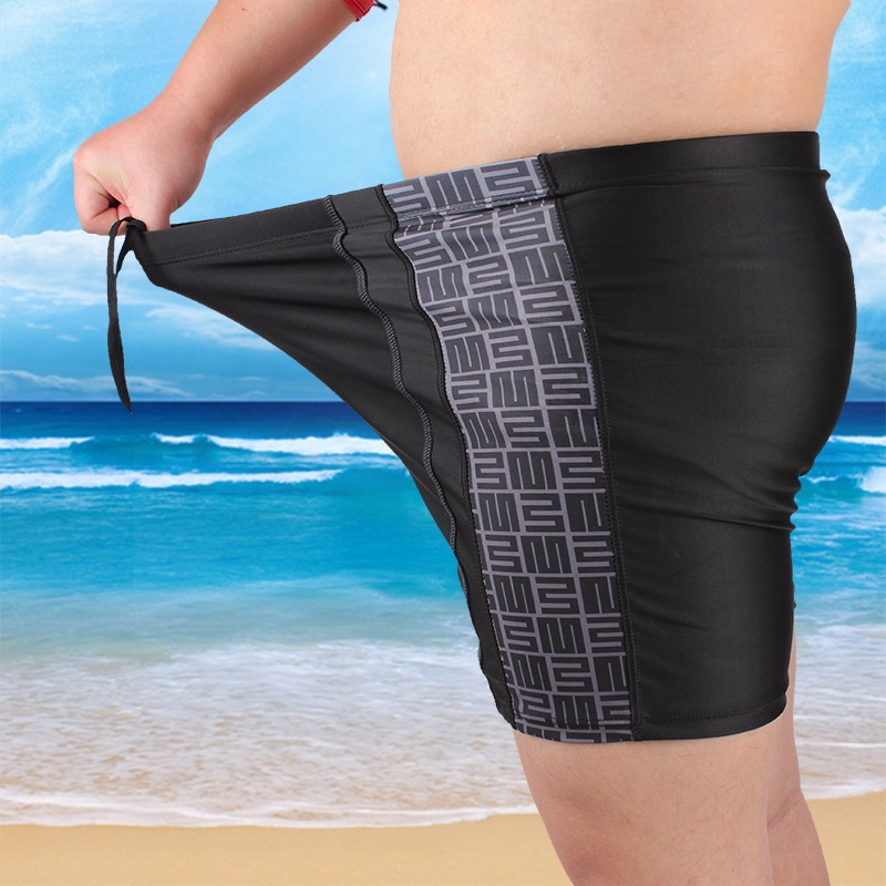 001 Pantaloncini da bagno larghi a cinque punti per uomo di grandi dimensioni, ad asciugatura rapida, all'ingrosso_voghion.com