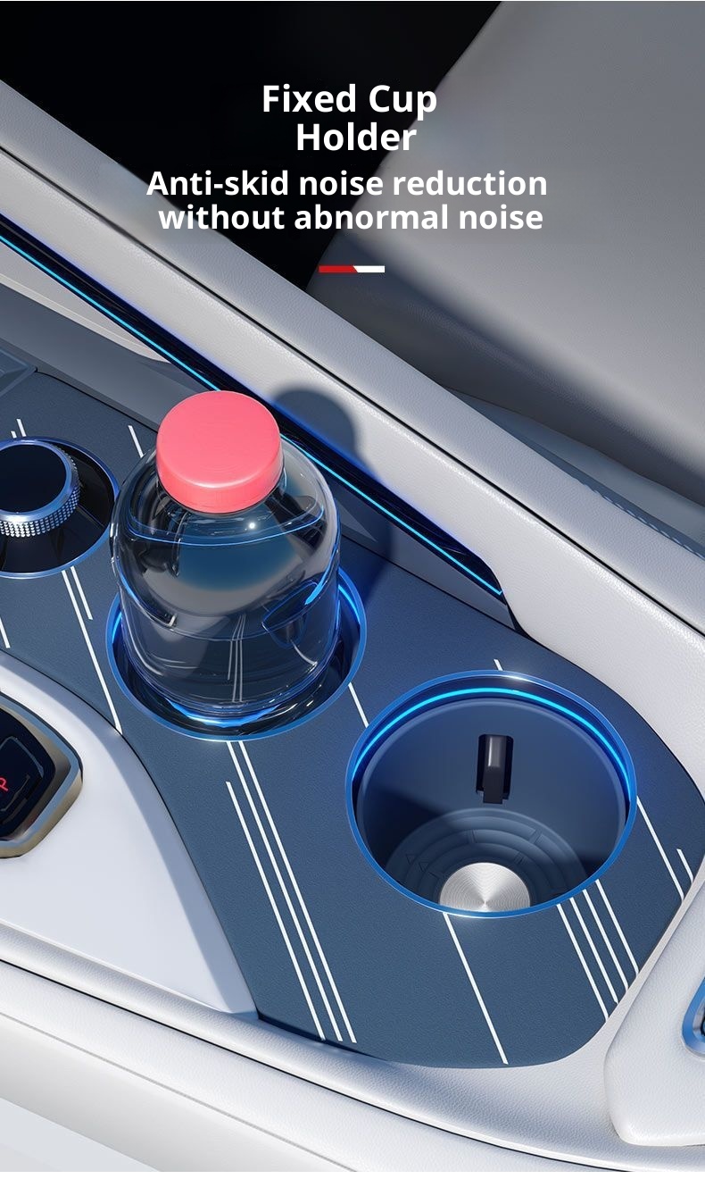 Kompatibel mit Geekyship 001 Zentralbedienfeld Silikonhalterhülle Spezialzubehör Auto-Bechermatte Dekoration für_voghion.com