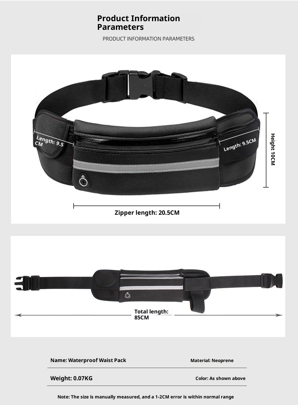 001 Outdoor Sports Men And Women Fitness Runnin Storae Waterproof Mobile Phone Close-Fittin Cyclin Water Bottle Waist_voghion.com