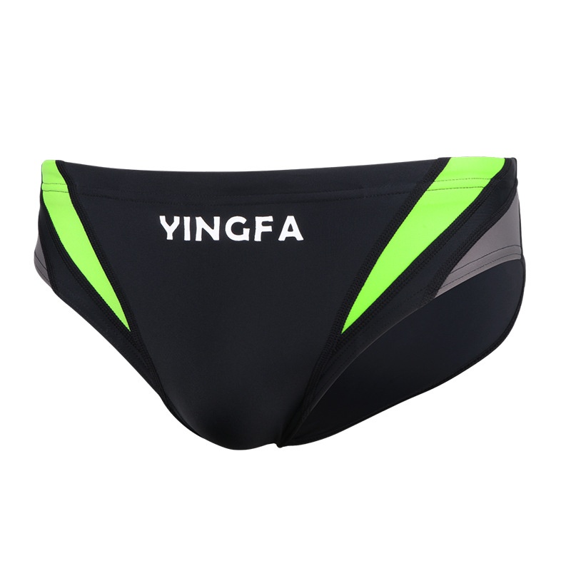001 Yingfa Men's Racing Training Triangle Adult Children Professional Competitive Swim Trunks_voghion.com