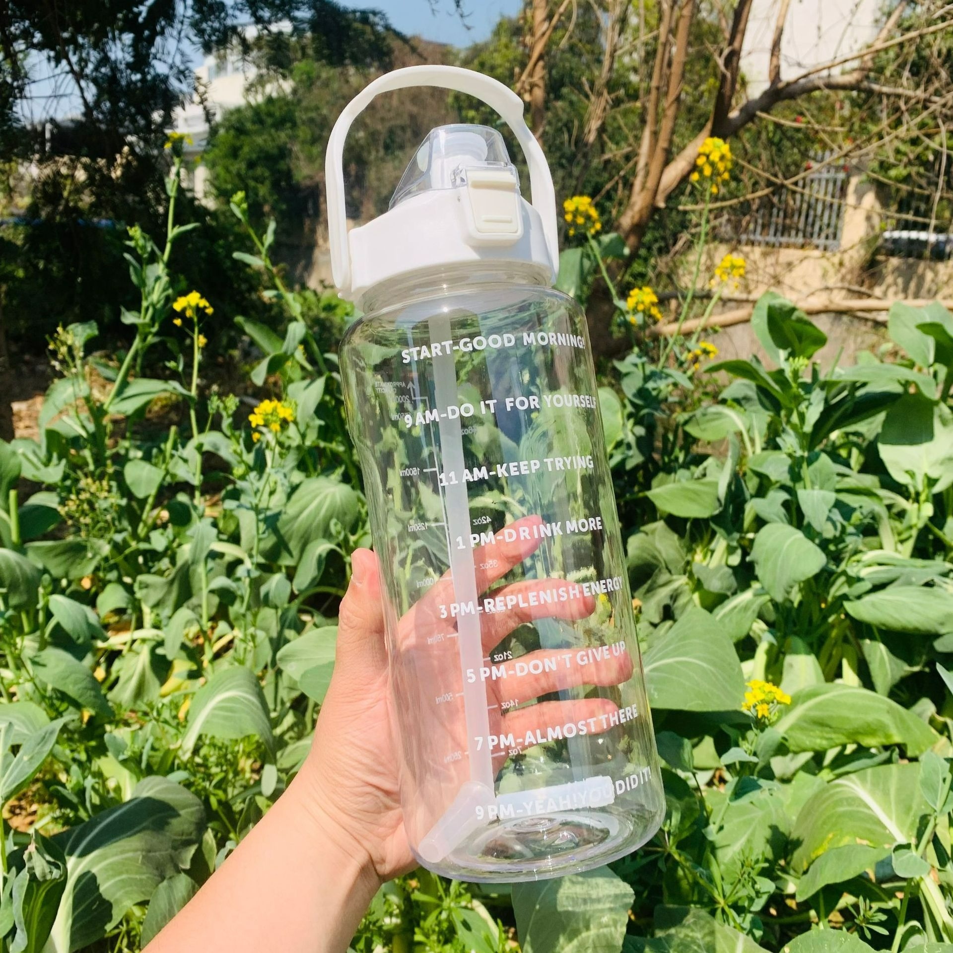 001 Cross-Border Super Large Capacity Space Cup Summer Men And Women High-End Feel 2000ml Fitness Sports Ton Bucket_voghion.com