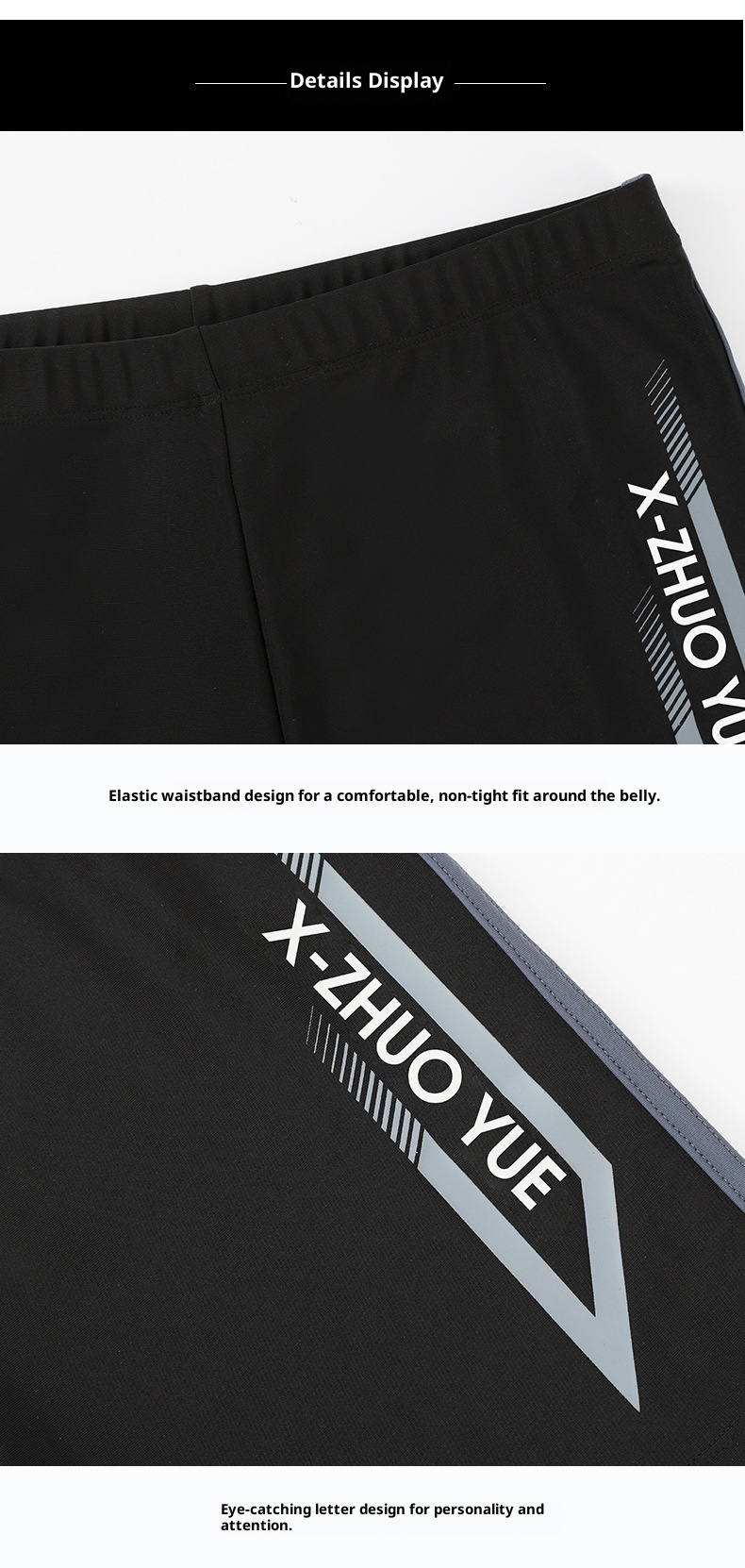 001 Badehose 2025 Neue schnelltrocknende Badehose in großen Größen – Anti-Peinlichkeits-Badeshorts für Erwachsene – Badehose für heiße Quellen – Fünf-Punkt-Schwimmhose_voghion.com