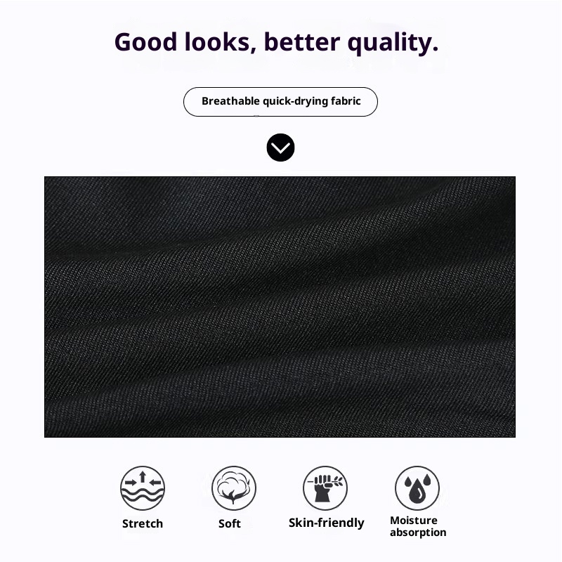 001 Men's Swim Trunks Anti-Embarrassment Adult Sports Plus Size Fashion Color Block Quick-Dry Beach Boxer Shorts_voghion.com