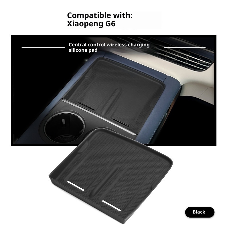 Adatto per il modello 23-25 Xpeng G6 Controllo centrale Tappetino antiscivolo in silicone per la ricarica wireless Speciale per interni auto_voghion.com
