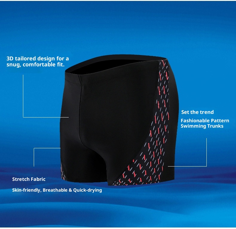 001 New Professional Training Student Adult Association Special Winter Swimming Hot Spring Swim Trunks Plus Size Swimwear_voghion.com