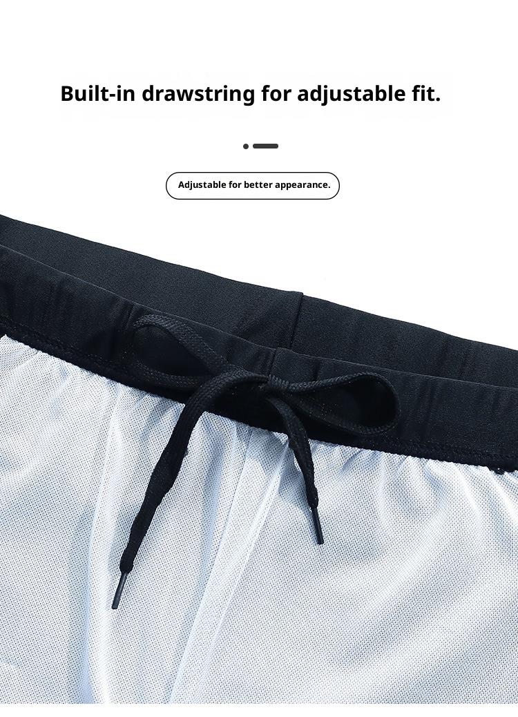 001 Swimming Boxer Factory Direct New Men's Adult Swim Trunks Plus Size Anti-Embarrassment Quick-Dry High-Waist Swimwear_voghion.com