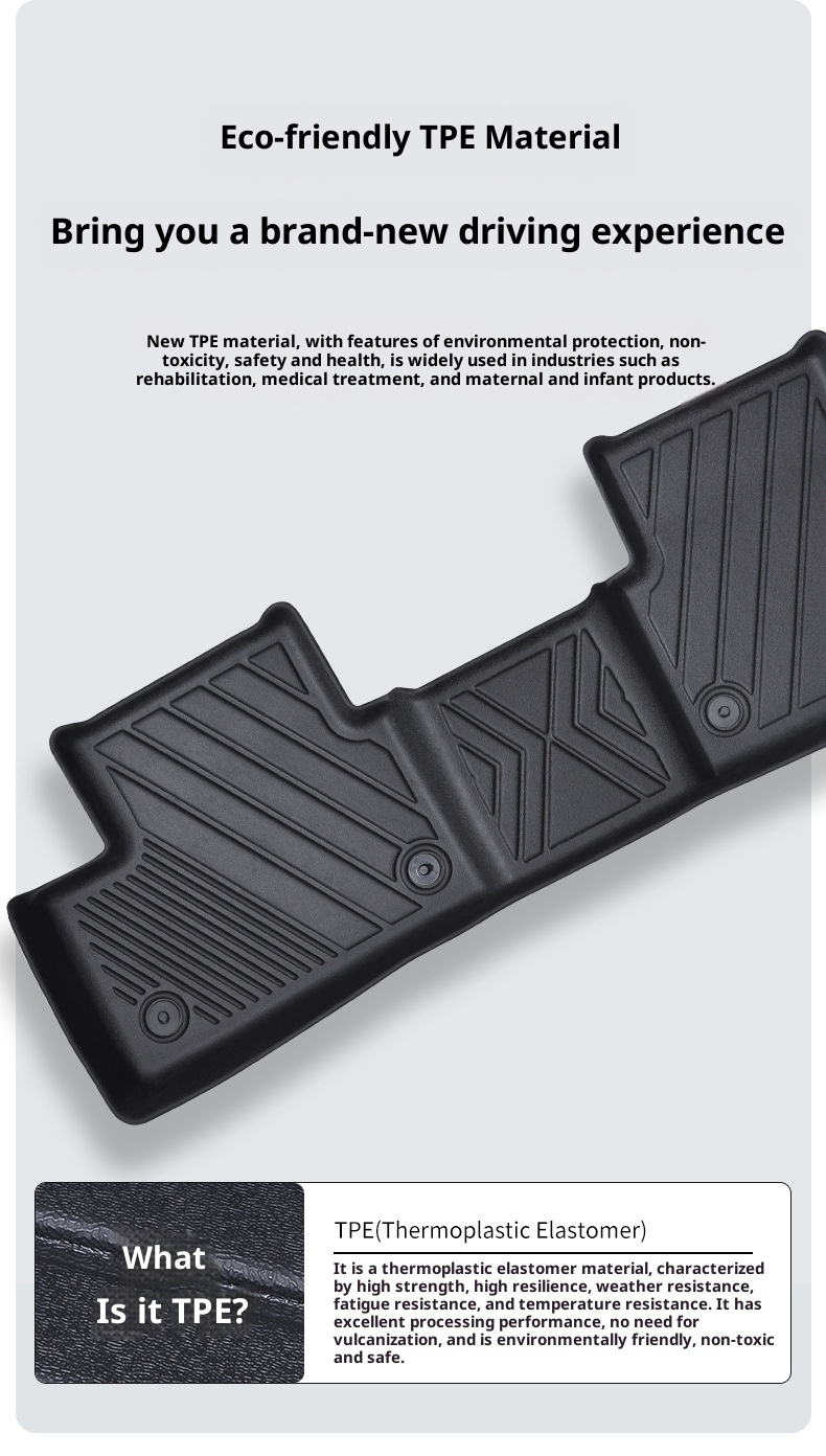 Suitable For Honda Accord Civic CRV Avista XNV Lingpai Special No Odor Full Surround TPE Car Floor Mats_voghion.com