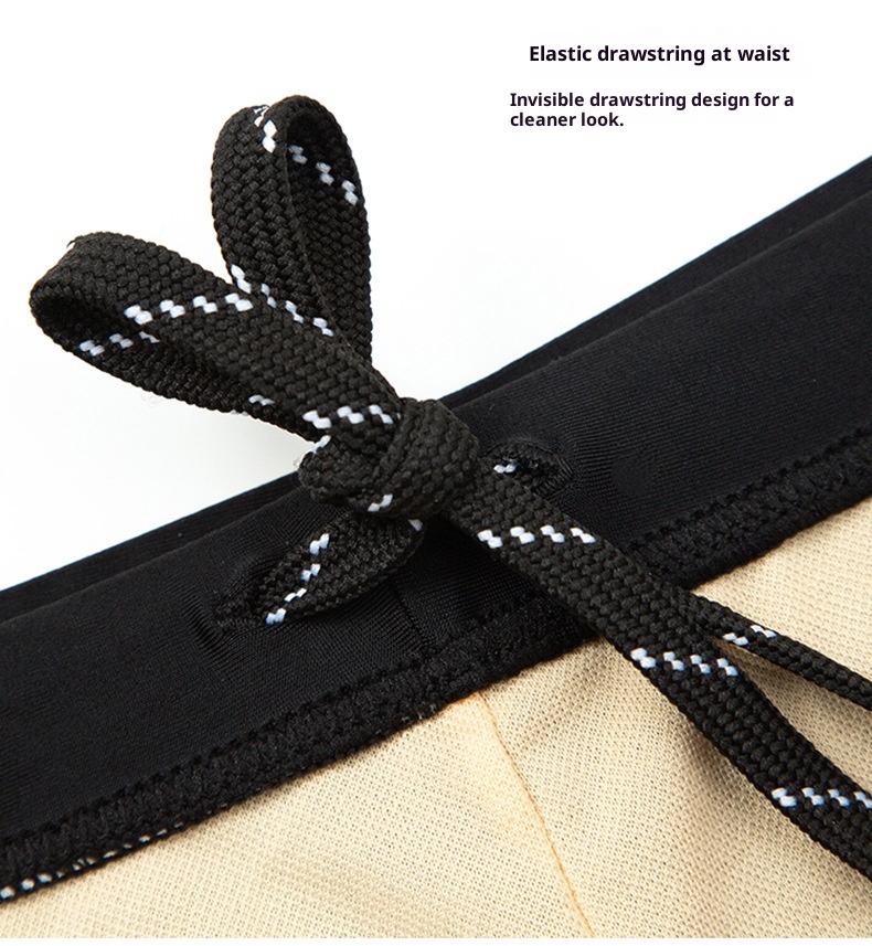 001 Sanqi Herren-Badehose, Boxershorts, lockere Passform, modisch für Studenten und Erwachsene, sexy, niedrige Taille, sportlich, Übergröße_voghion.com