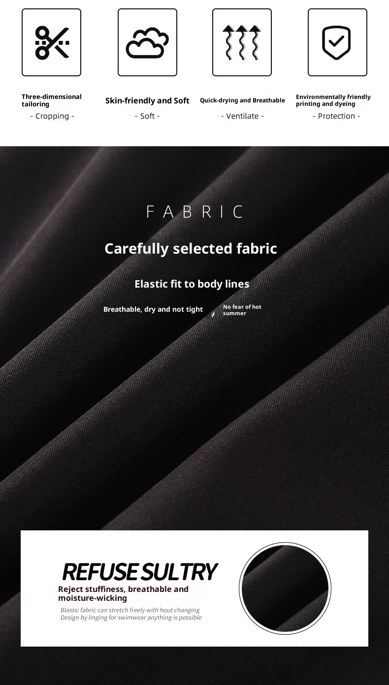 001 Anti-Embarrassment Professional Trunks Men's 2024 New Hot Spring Swimming Gear Full Set_voghion.com